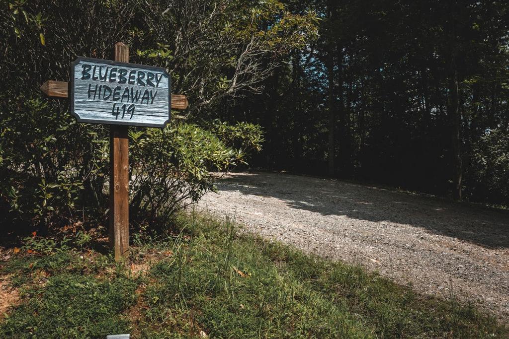 Blueberry Hideaway At 36 North Cabin - Hot Tub Purlear エクステリア 写真